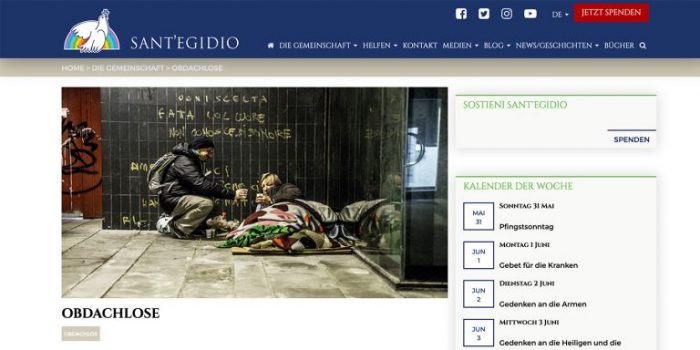 E.Hönninger unterstützt Obdachlose während der Corona-Krise