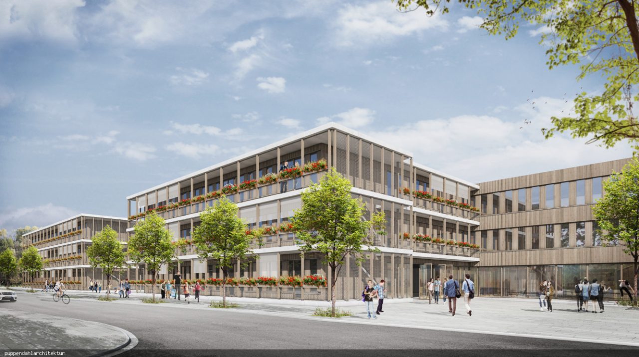 Kommunales Schulzentrum Markt Schwaben im Mai 2021