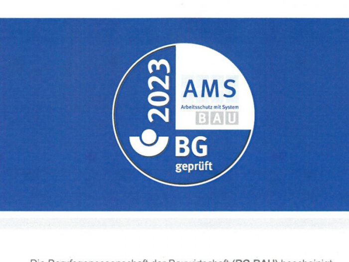 AMS BAU – Zertifizierte Arbeitssicherheit 2021