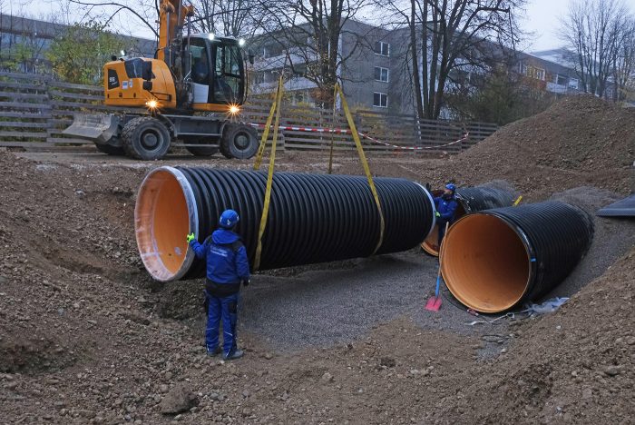 Kanalbau-Neuigkeiten zum Bauprojekt Strehleranger im November 2021