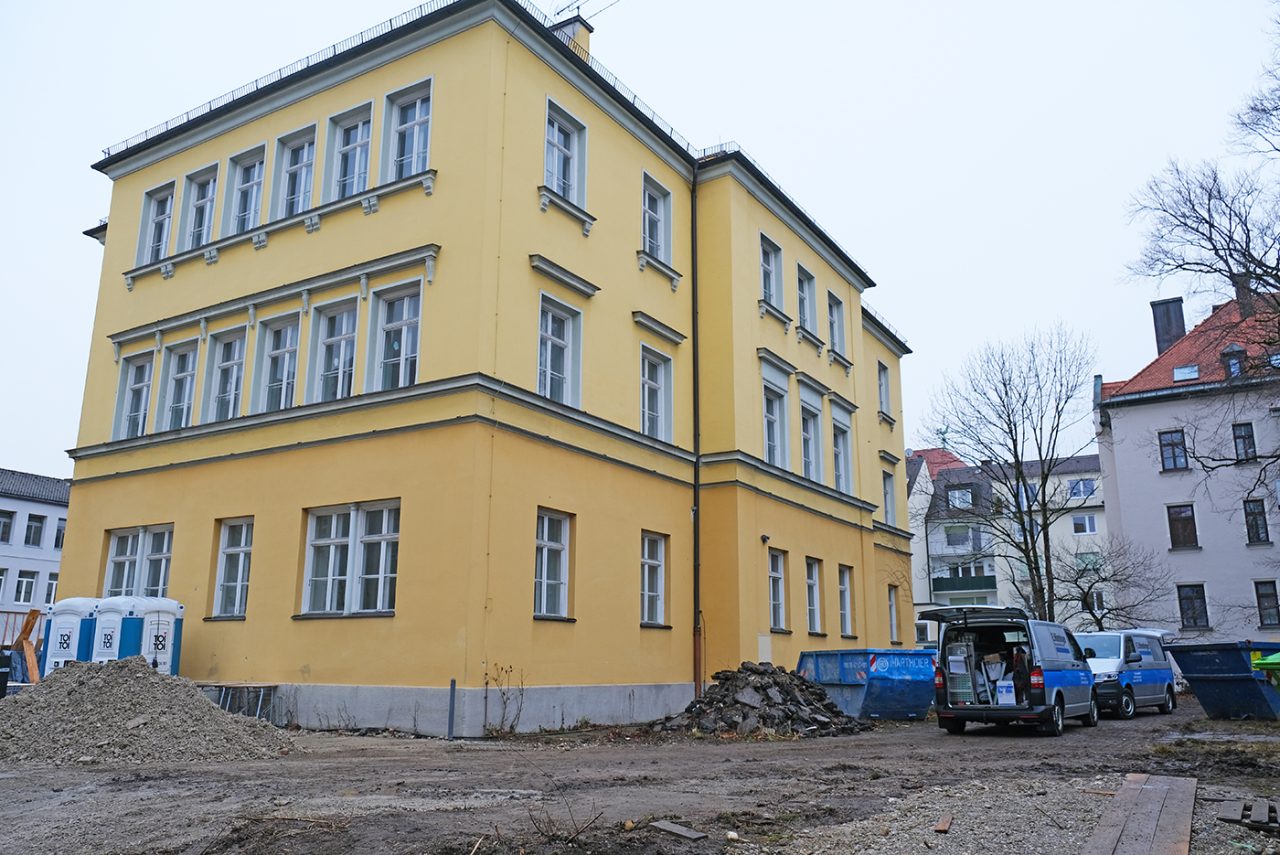 Sanierung und Erweiterung der Dieter-Hildebrandt-Wirtschaftsschule in München-Sendling