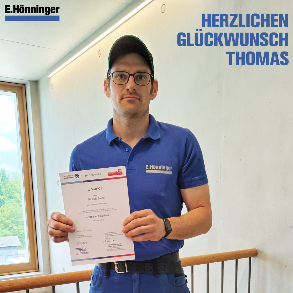 Herzliche Glückwünsche an Thomas Beutel