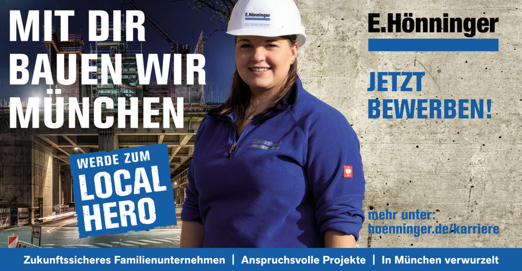 Neue Bauzaunplanen: Sie als LOCAL HERO kommen groß raus!