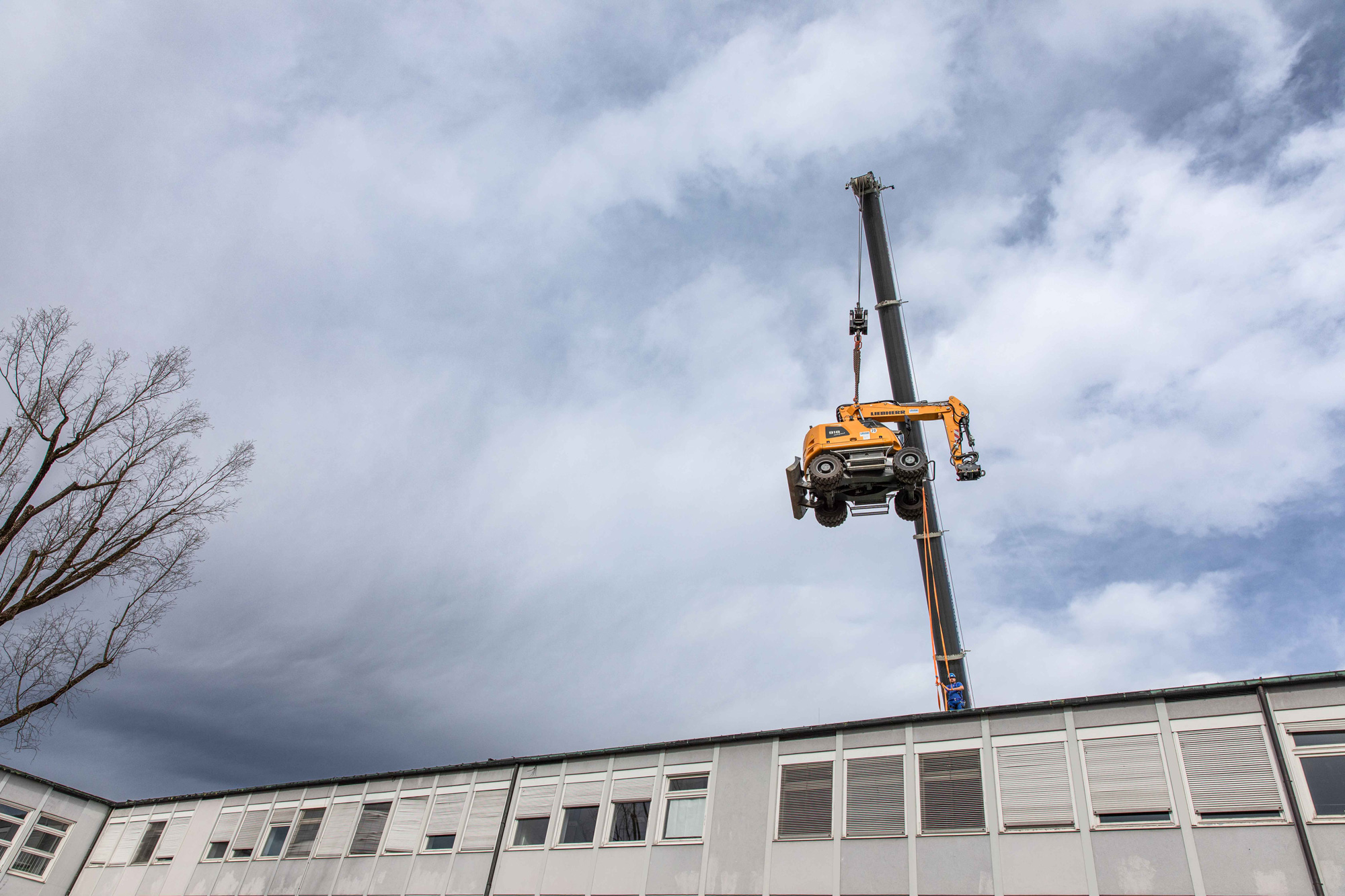 kanalbau fliegender bagger mg 