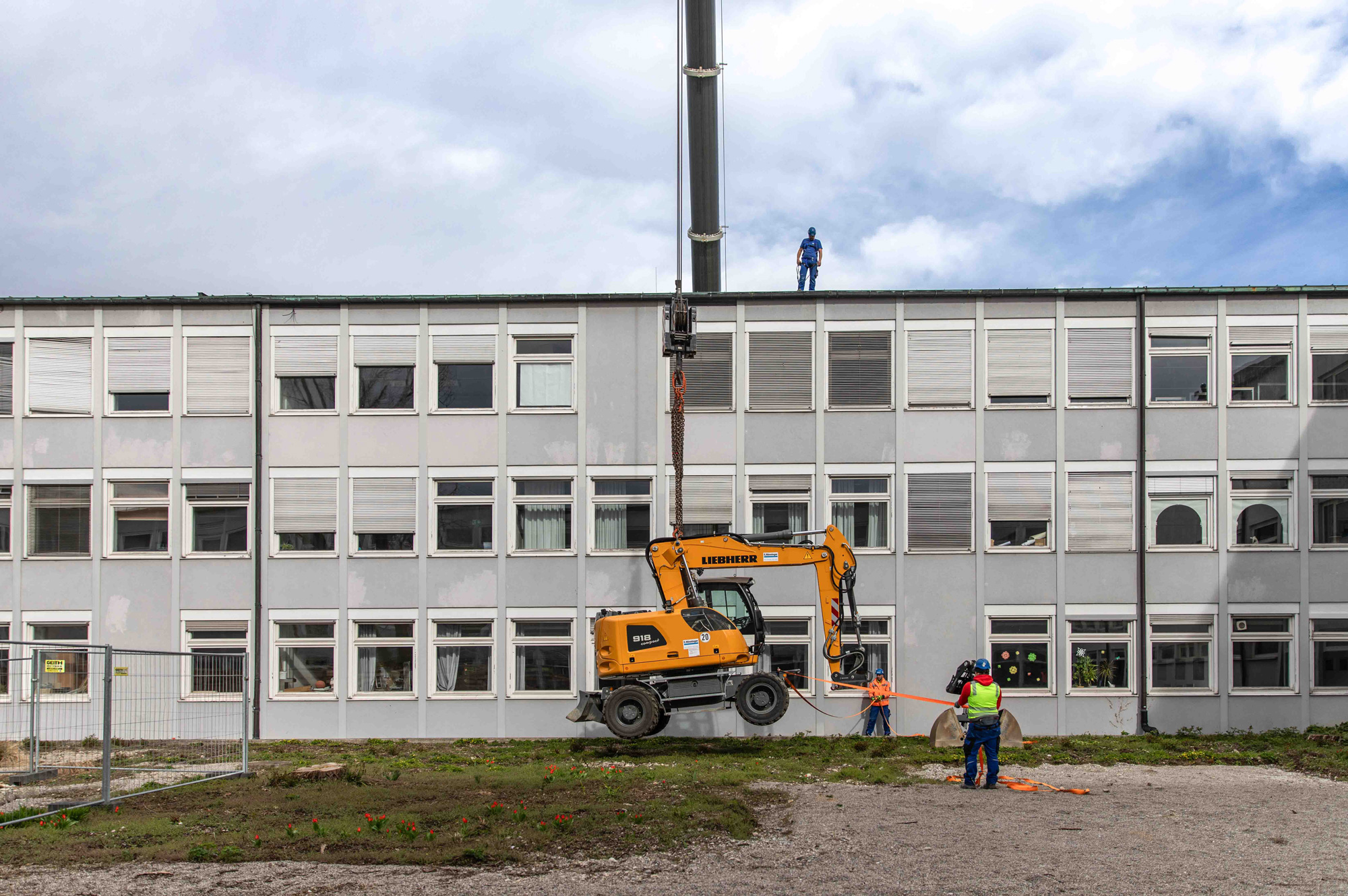 kanalbau fliegender bagger mg 