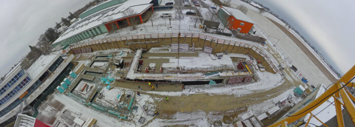 Unterhaching: Erweiterungsbau des Lise-Meitner-Gymnasiums – Februar 2025 