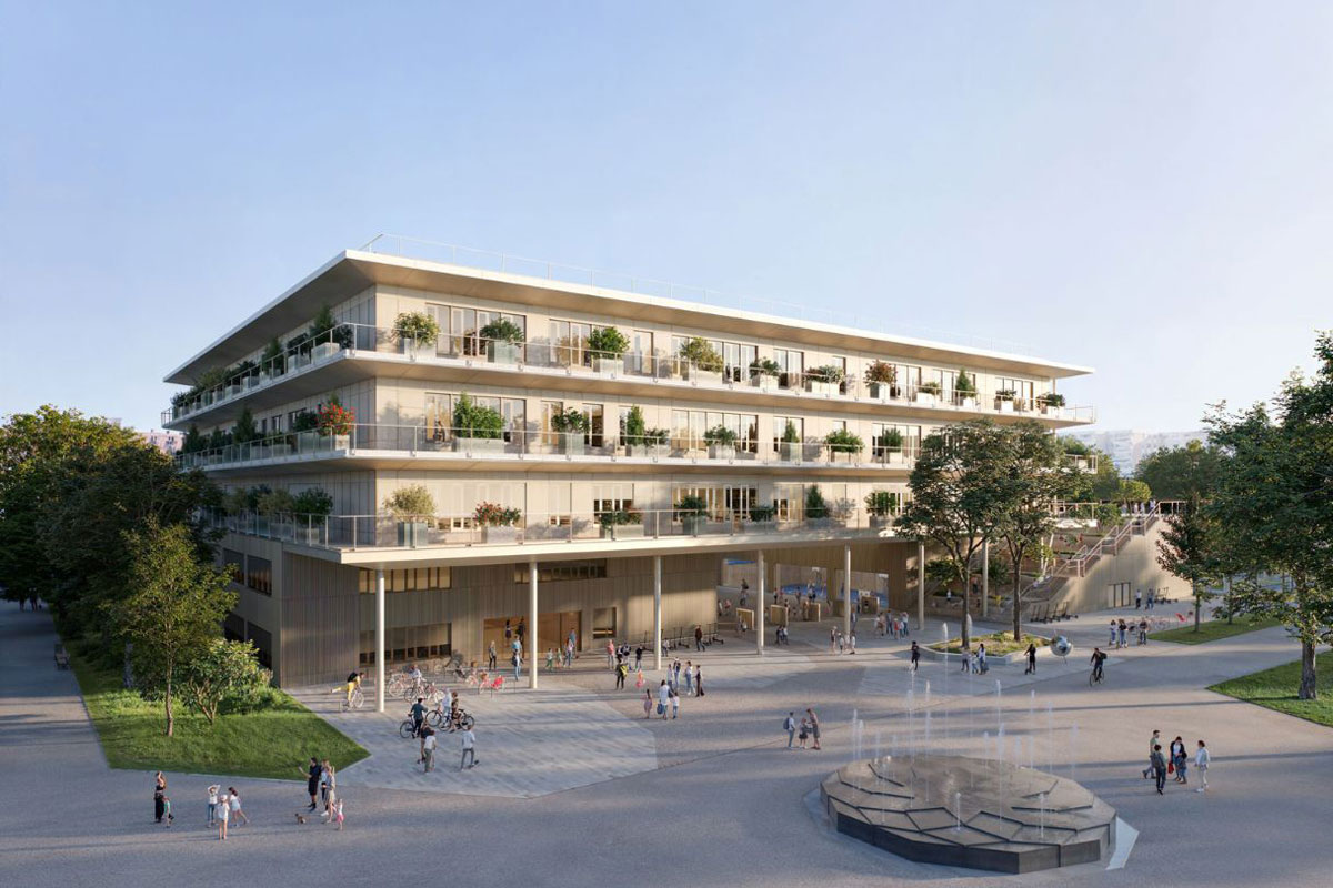 Theodor Heuss Platz THP Rendering web
