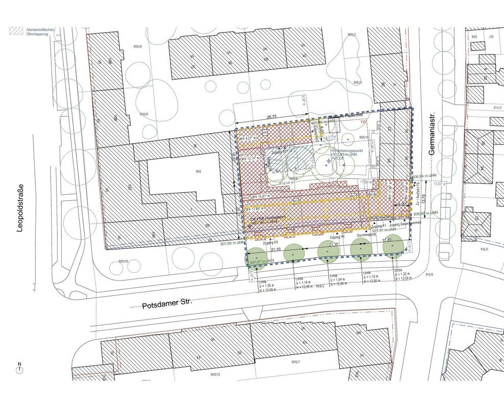 Bauprojekt Potsdamer Strasse POT Lageplan web