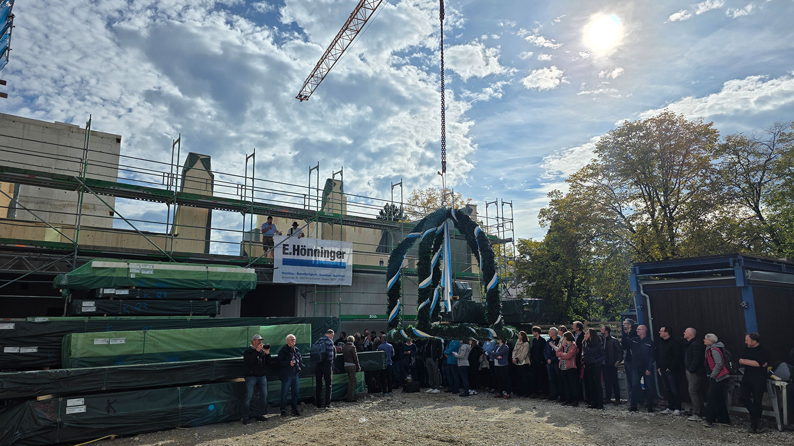 Germering Richtfest web