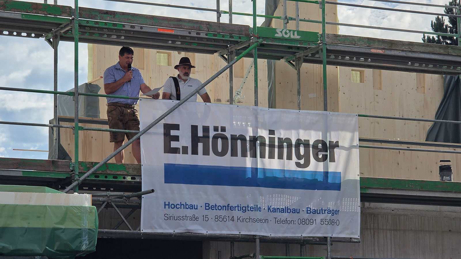 Germering Richtfest web