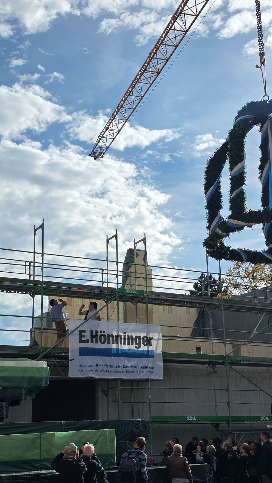 Germering Richtfest web